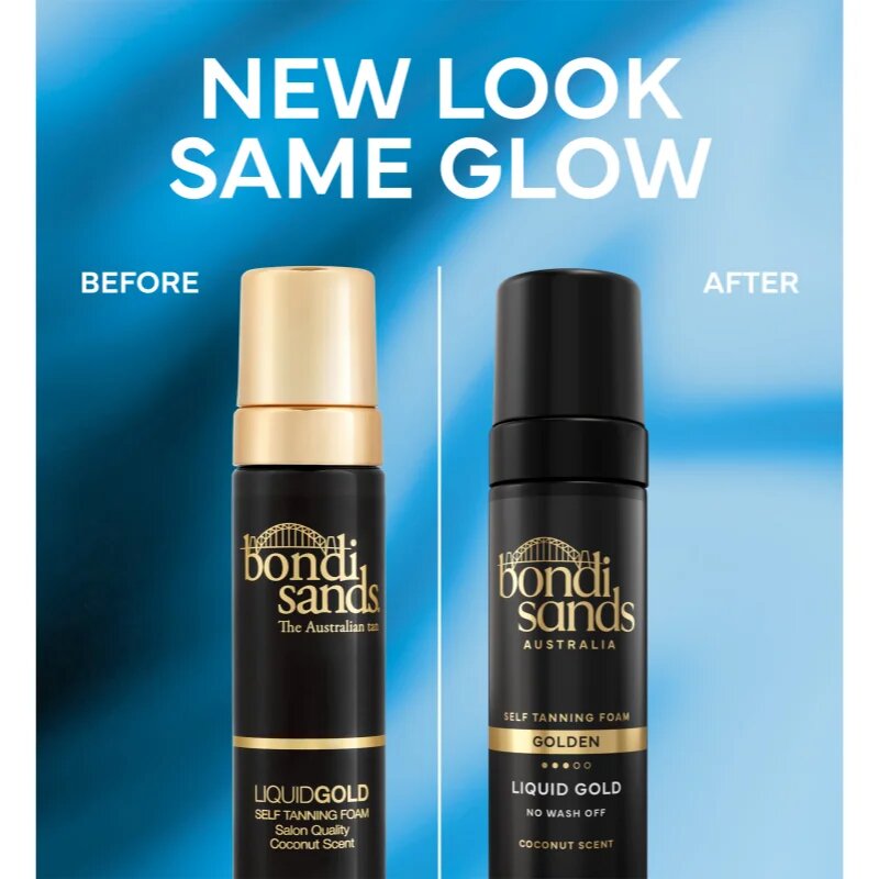 Bondi Sands Liquid Gold spuma bronzare de rapida 200 ml