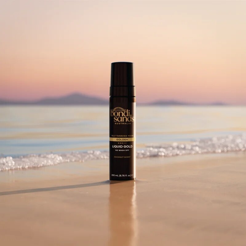Bondi Sands Liquid Gold spuma bronzare de rapida 200 ml