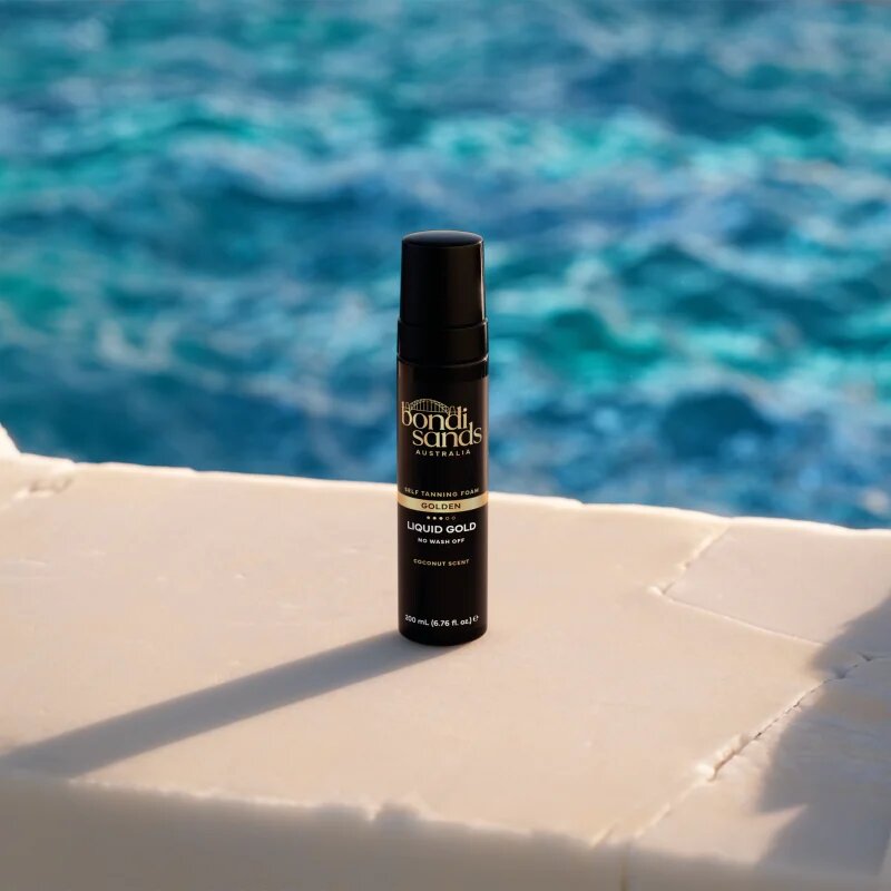 Bondi Sands Liquid Gold spuma bronzare de rapida 200 ml