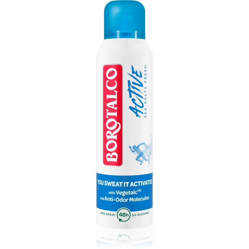 Borotalco Active Sea Salts deodorant spray cu o eficienta de 48 h 150 ml
