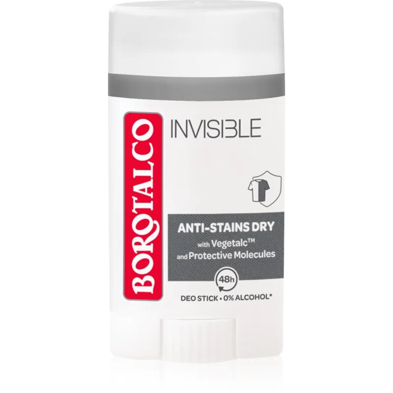 Borotalco Invisible deodorant stick 40 ml