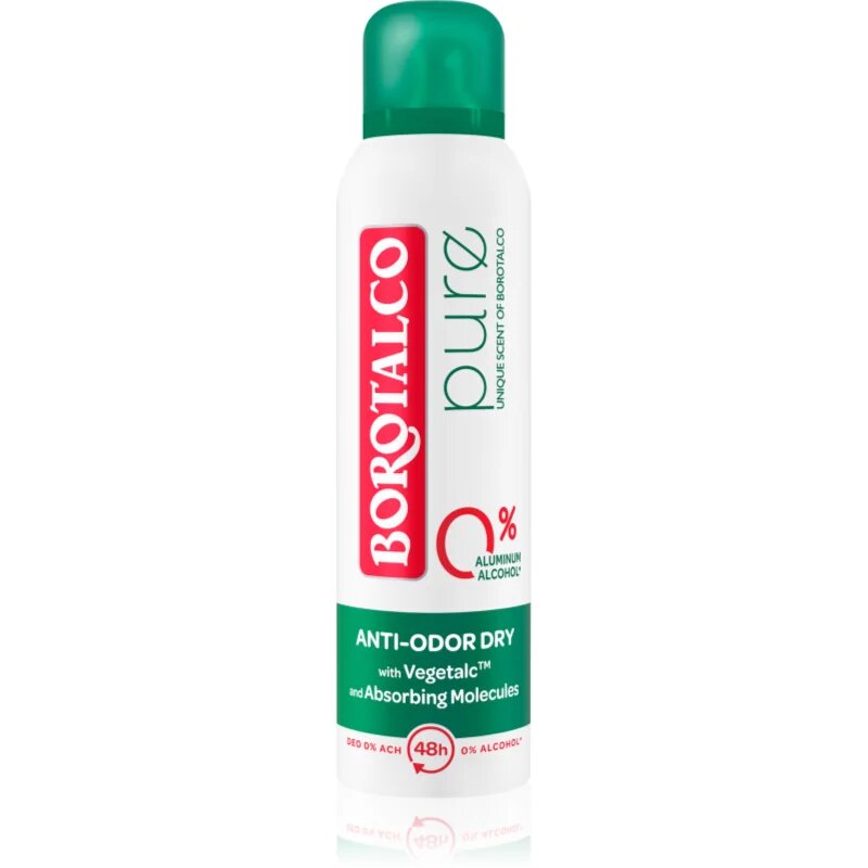 Borotalco Pure Original Deodorant Spray fara continut de aluminiu 150 ml