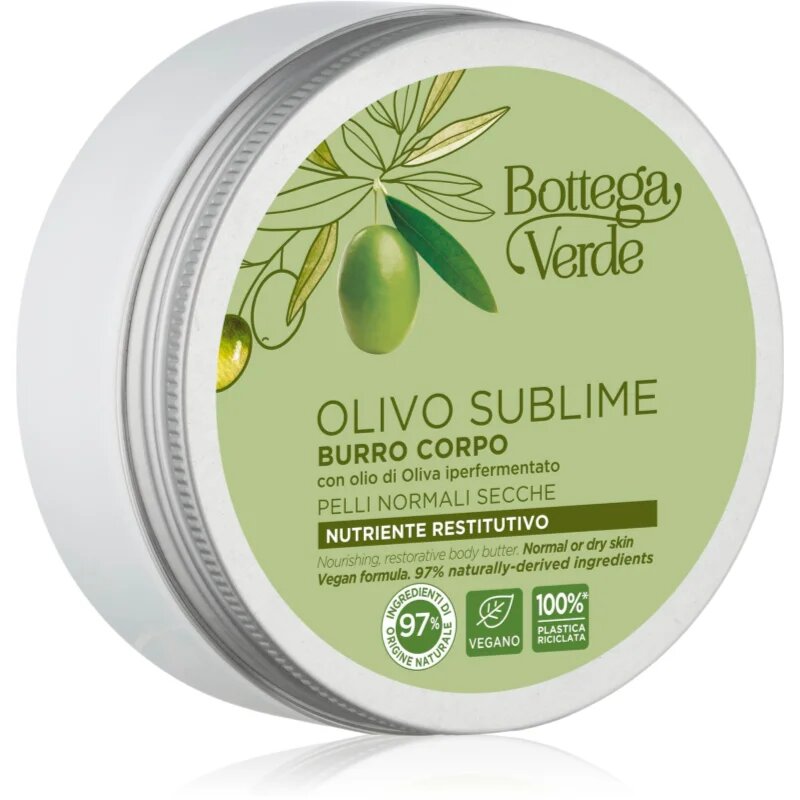 Bottega Verde Olivo Sublime unt pentru corp hranitor cu ulei de masline 150 ml