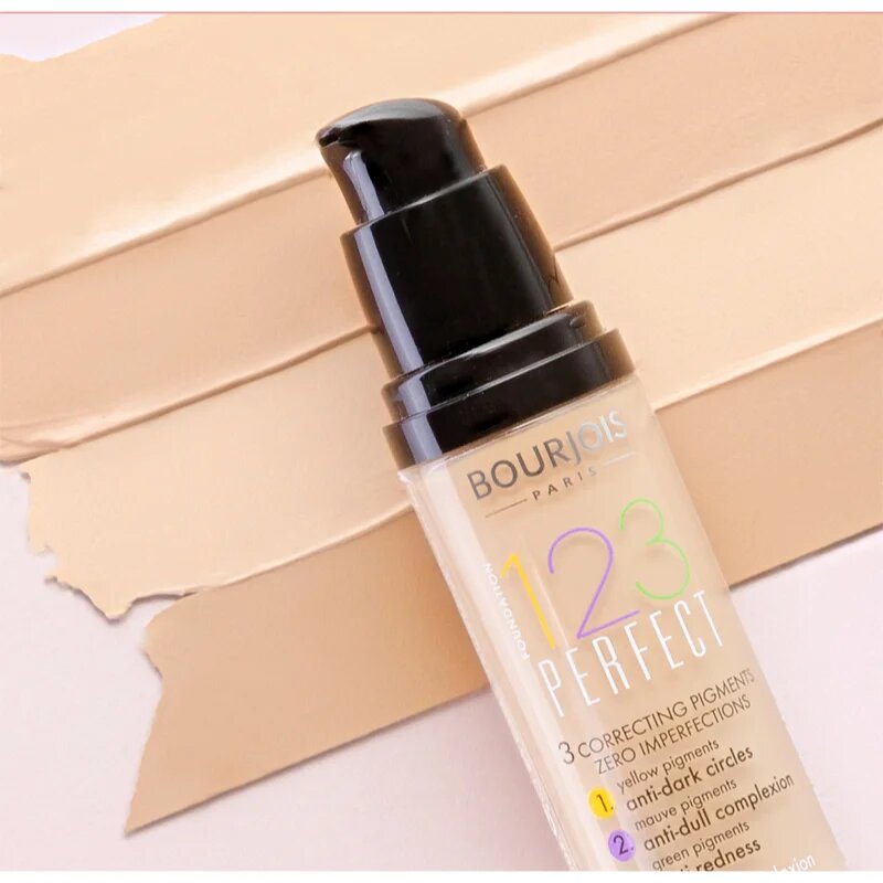 Bourjois 123 Perfect fond de ten lichid pentru look perfect culoare 57 Hale Clair SPF 10 30 ml