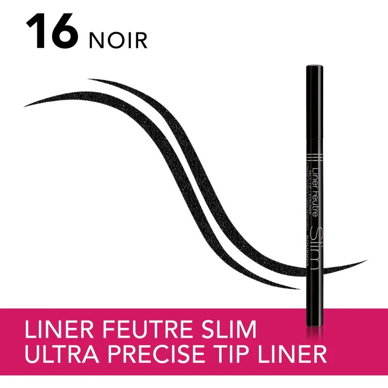 Bourjois Liner Feutre tuș de ochi ultra subțire cu efect de lungă durată culoare 16 Noir 0.8 ml
