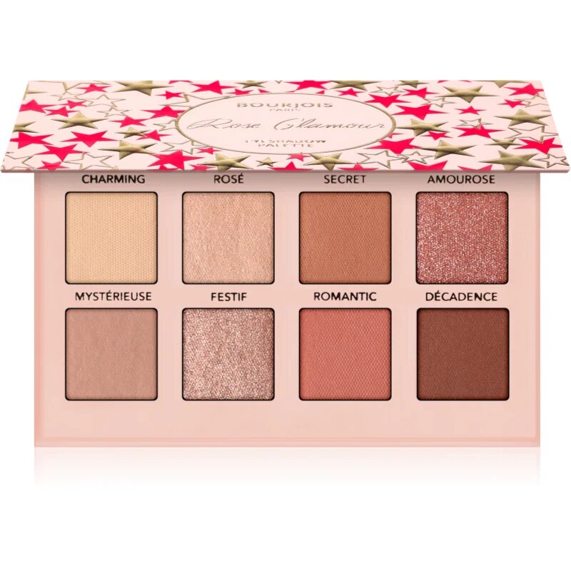Bourjois Rose Glamour paletă cu farduri de ochi 8.5 g
