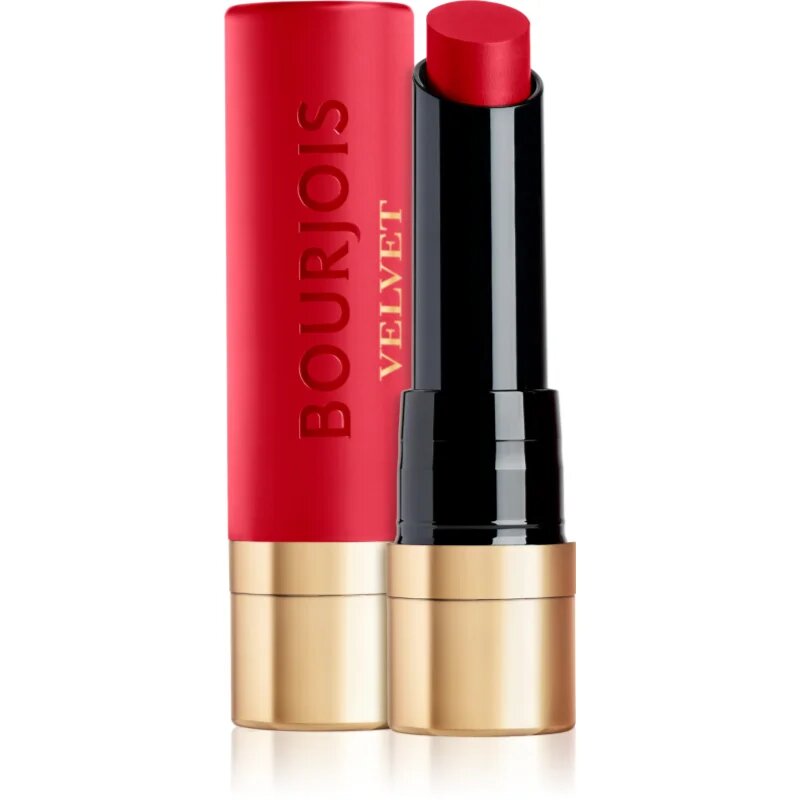 Bourjois Rouge Velvet The Lipstick ruj cu persistenta indelungata cu efect matifiant culoare 08 Rubi's Cute 2.4 g