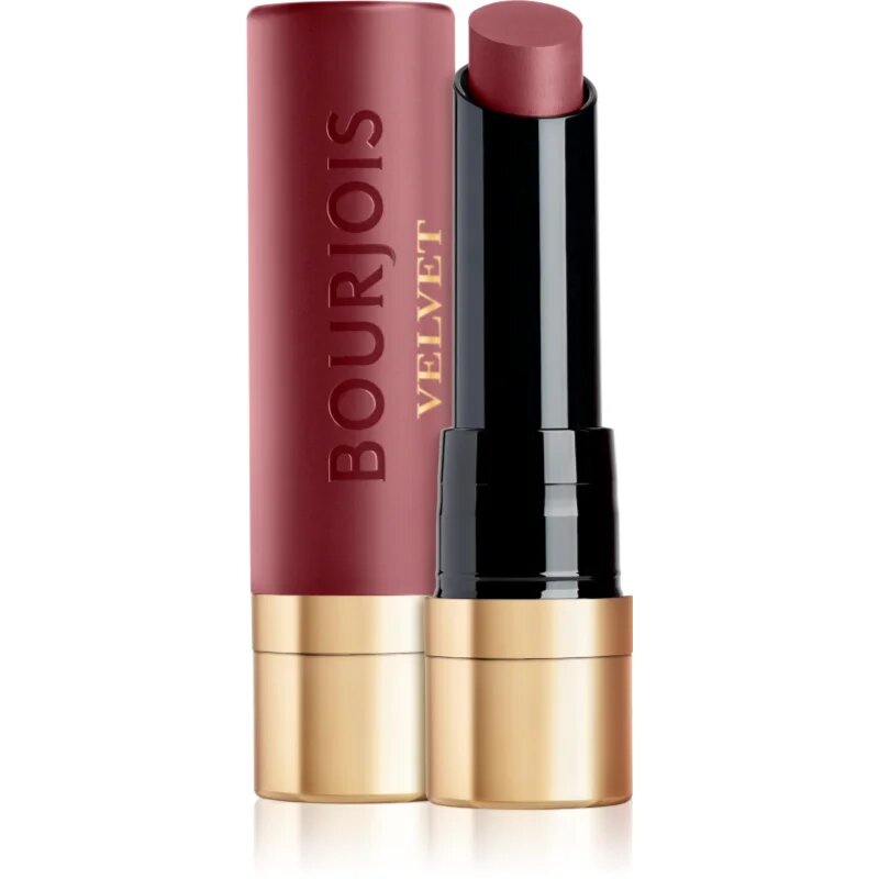 Bourjois Rouge Velvet The Lipstick ruj cu persistenta indelungata cu efect matifiant culoare 52 Spicy Fig 2.4 g