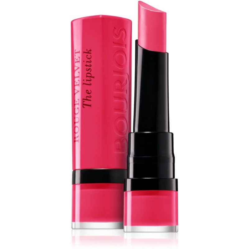 Bourjois Rouge Velvet The Lipstick ruj mat culoare 09 Fuchsia Botté 2.4 g