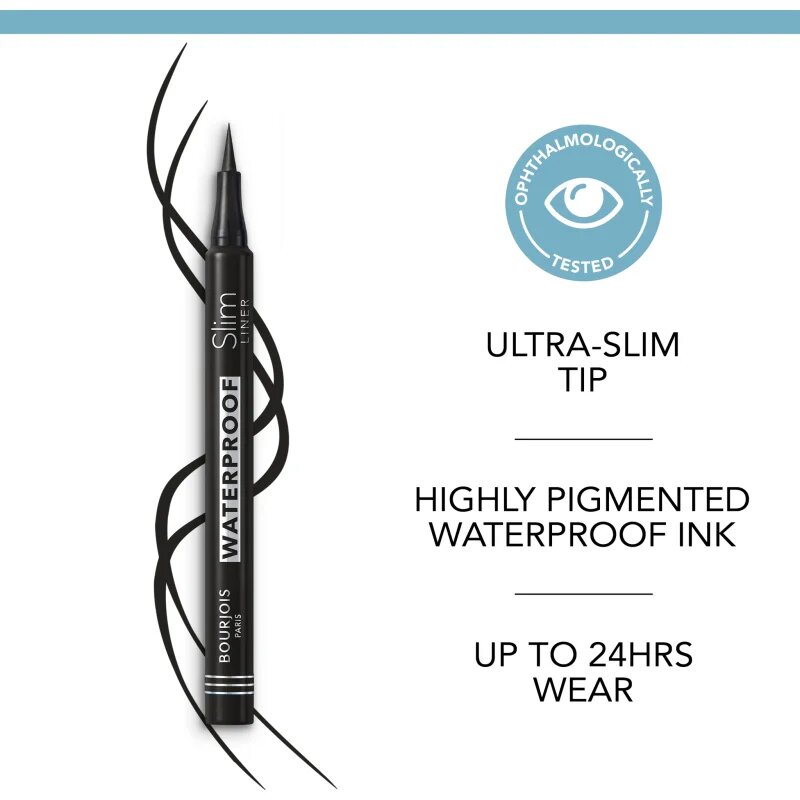 Bourjois Ultra Slim Waterproof Liner creion dermatograf waterproof culoare Turquoise 1 ml