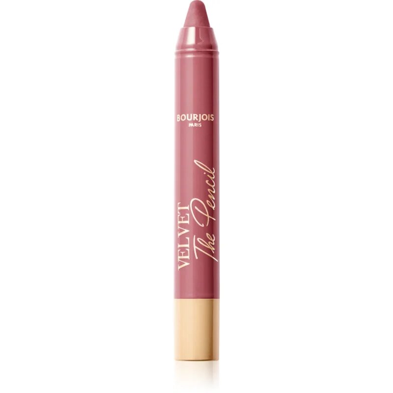 Bourjois Velvet the Pencil ruj in creion cu efect matifiant culoare 03 In Mauve Again 18 g