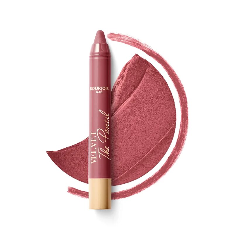 Bourjois Velvet the Pencil ruj in creion cu efect matifiant culoare 03 In Mauve Again 18 g