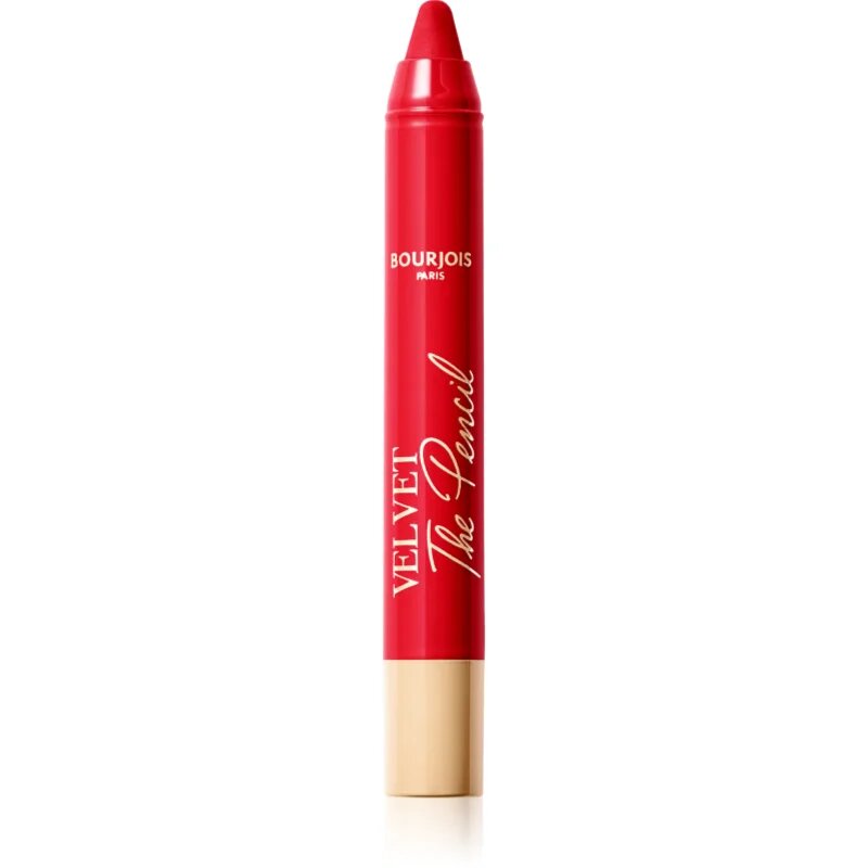 Bourjois Velvet the Pencil ruj in creion cu efect matifiant culoare 07 Rouge Es-carmin 18 g