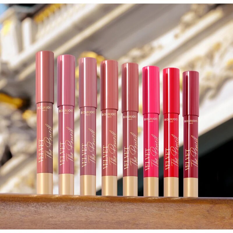Bourjois Velvet the Pencil ruj in creion cu efect matifiant culoare 07 Rouge Es-carmin 18 g