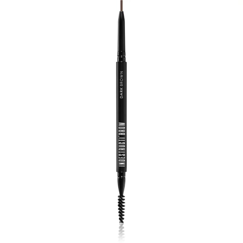 BPerfect Indestructi'Brow creion de sprancene de lunga durata cu pensula culoare Dark Brown 10 g
