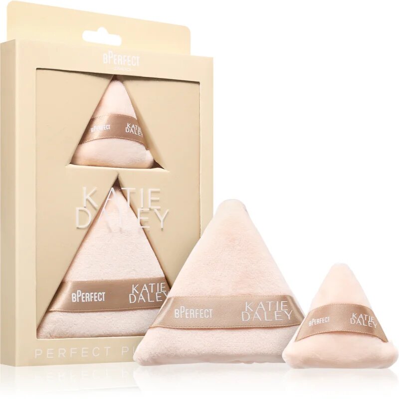 Katie Daley Perfect Powder Puff Duo puf pentru pudra 2 buc