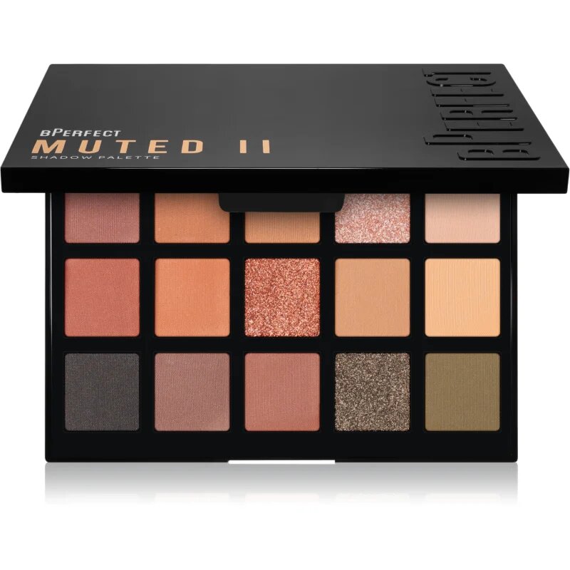 BPerfect Muted II Shadow Palette paletă cu farduri de ochi 22.5 g