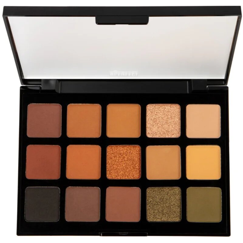 BPerfect Muted II Shadow Palette paletă cu farduri de ochi 22.5 g