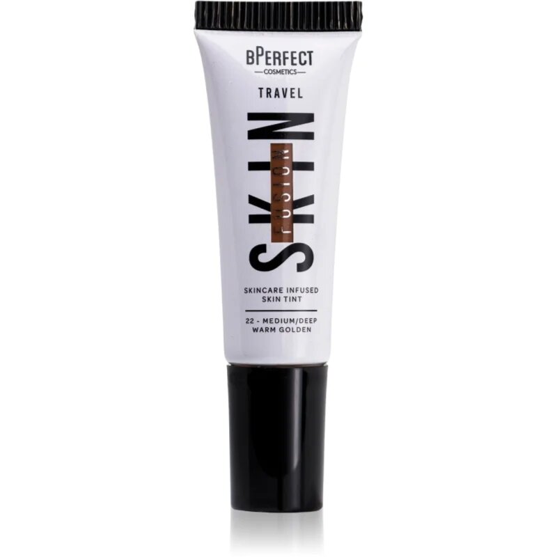 BPerfect Skin Fusion Travel mini crema tonifianta pachet pentru calatorie culoare medium/deep warm golden 10 ml