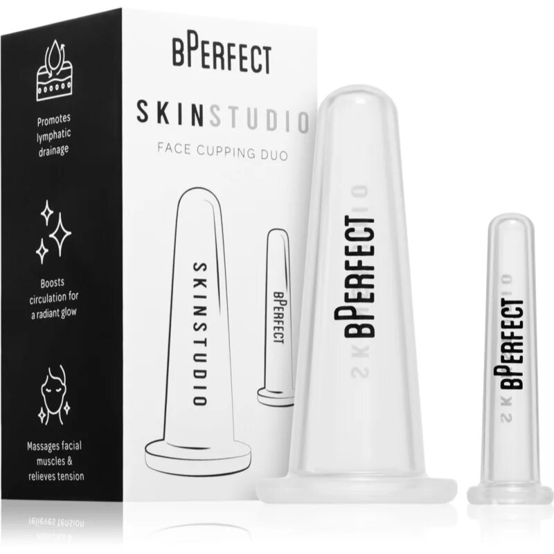 BPerfect Skin Studio Face Cupping Duo set de accesorii pentru cuppingul feței