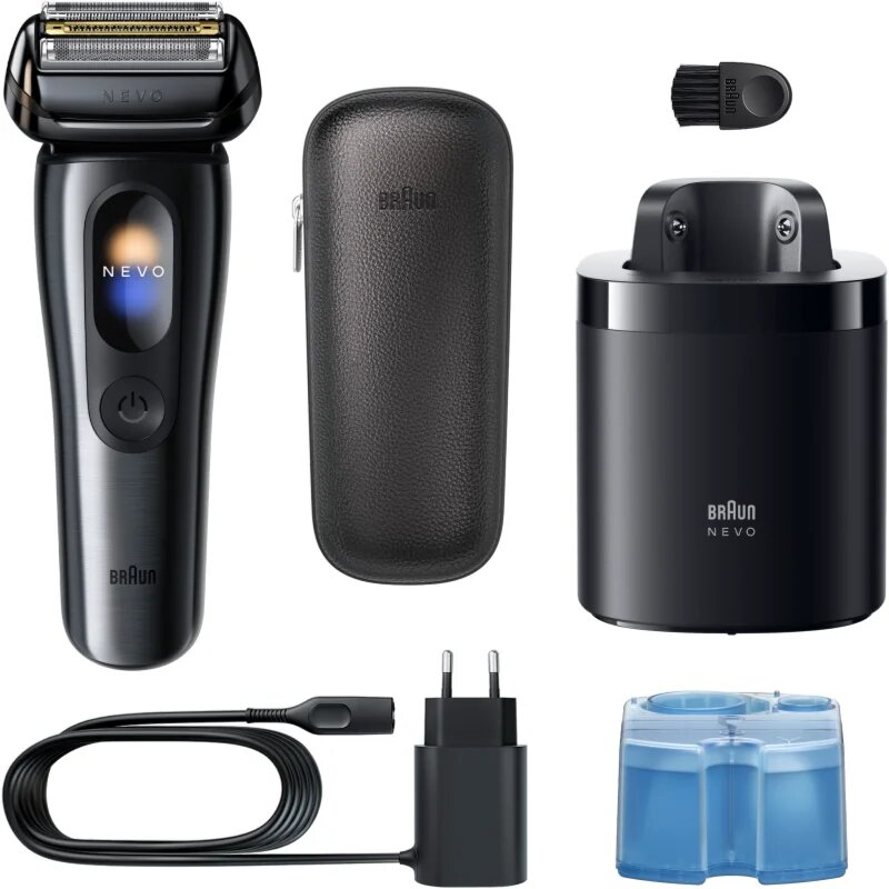 Braun NEVO 15010C Aparat de bărbierit electric cu stație pentru curățare și încărcare 1 buc