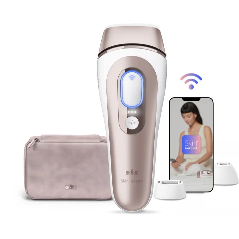 Braun Smart Skin Expert IPL7147 dispozitiv inteligent IPL pentru îndepărtarea firelor de păr pentru corp față zona bikini și axile 1 buc