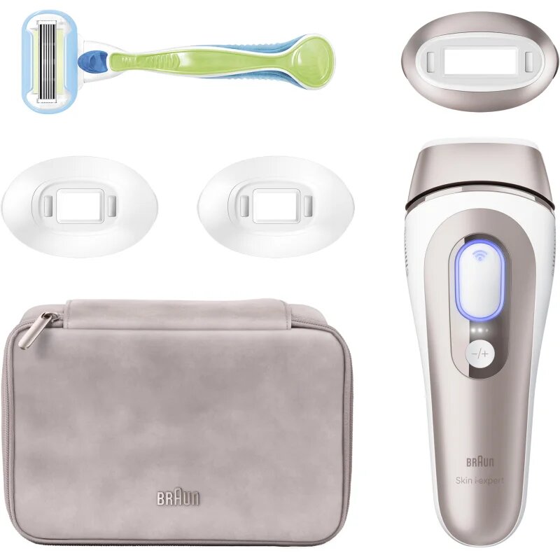Braun Smart Skin Expert PL7257 dispozitiv inteligent IPL pentru îndepărtarea firelor de păr pentru corp față zona bikini și axile 1 buc