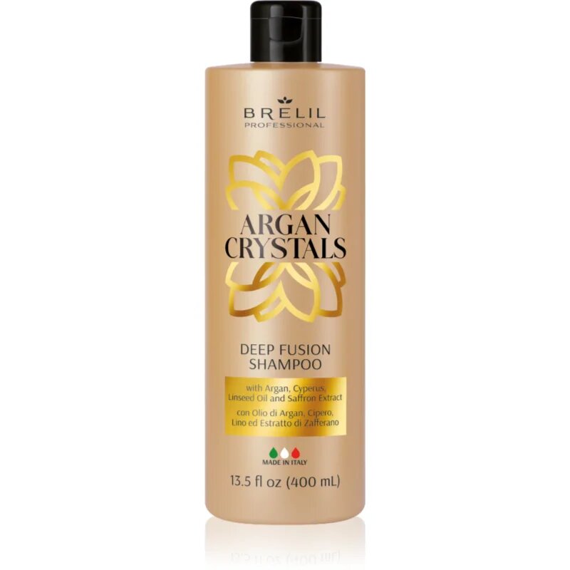 Brelil Professional Cristalli di Argan Deep Fusion Shampoo sampon hidratant cu ulei de argan 400 ml