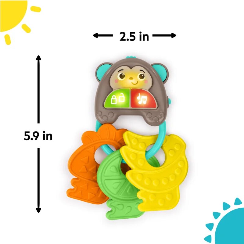 Bright Starts MonKeys jucărie muzicală 6 m+ 1 buc