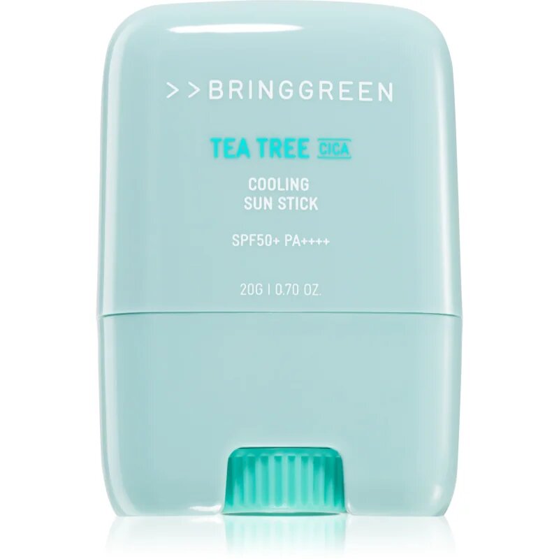 BRINGGREEN Tea Tree Cica Cooling Sun Stick crema protectoare pentru fata stick SPF 50+ 20 g
