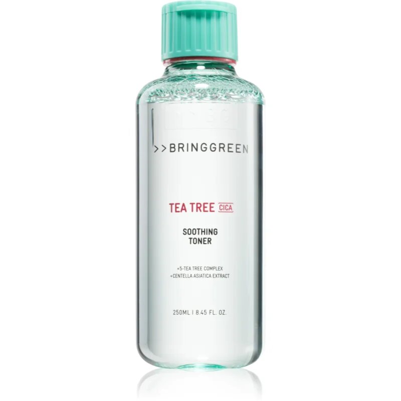 BRINGGREEN Tea Tree Cica Soothing Toner calmant tonic cu efect de hidratare 250 ml