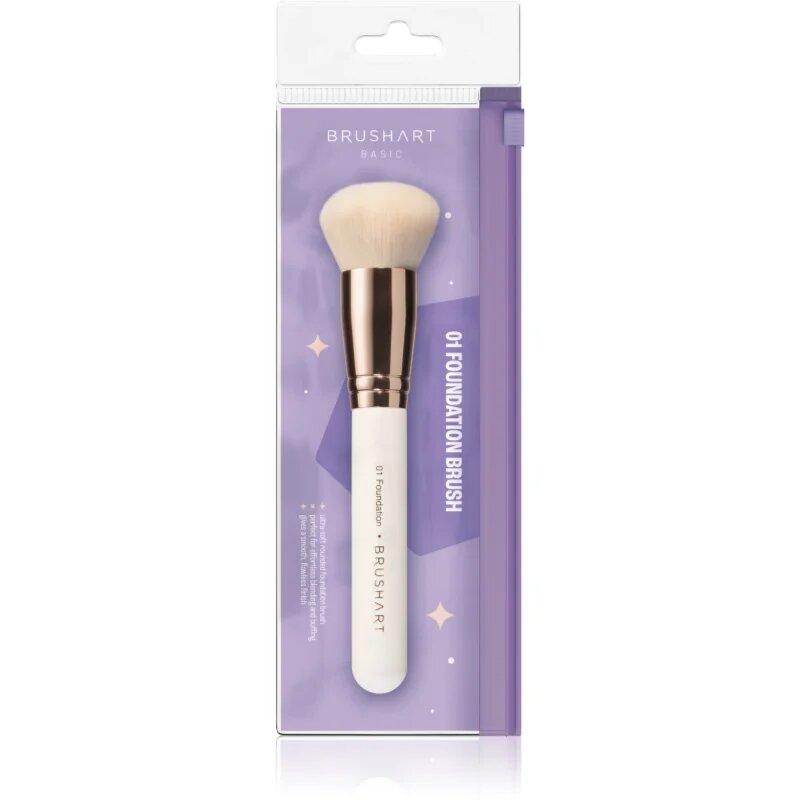 BrushArt Basic Foundation brush pensula pentru machiaj 1 buc
