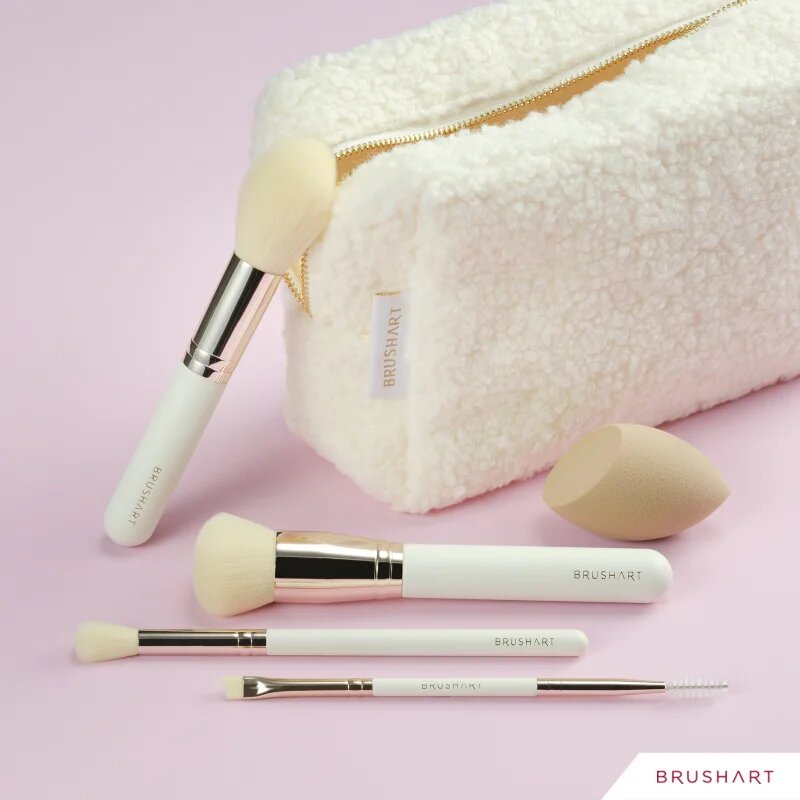 BrushArt Basic Soft Glam make-up brush set set de pensule cu geantă