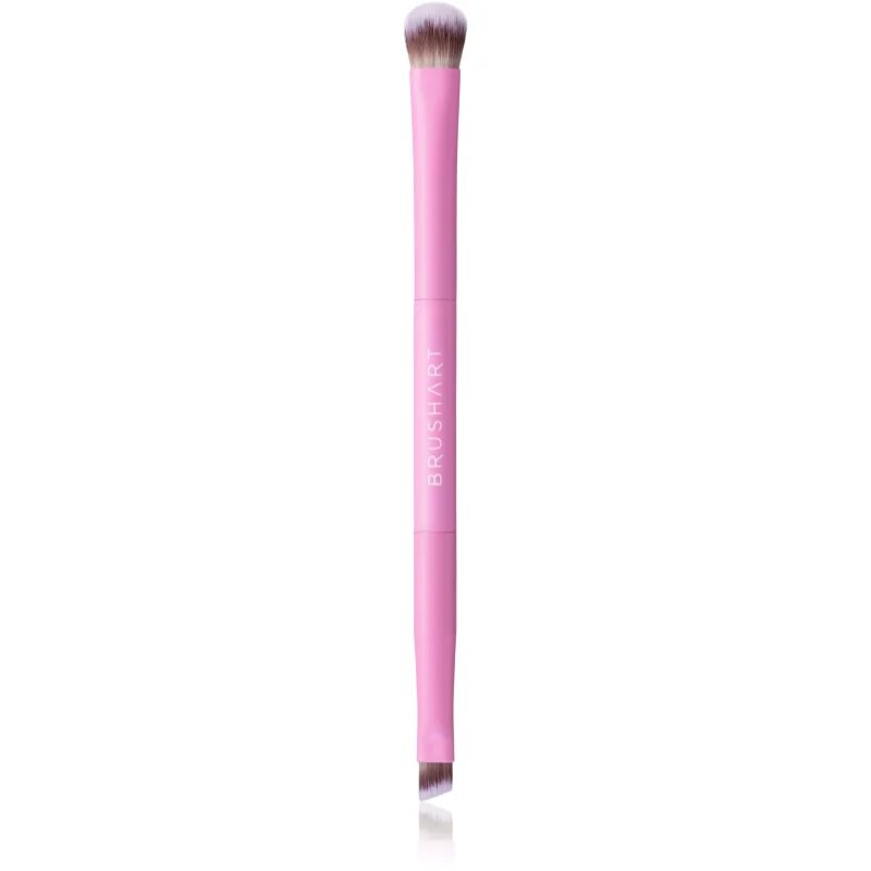BrushArt Double Duty Eyeliner & Eyeshadow brush pensulă pentru farduri de ochi și pentru eyeliner fata-verso 1 buc