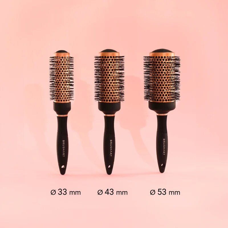 BrushArt Hair Ceramic round hairbrush perie ceramică pentru păr Ø 43 mm 1 buc