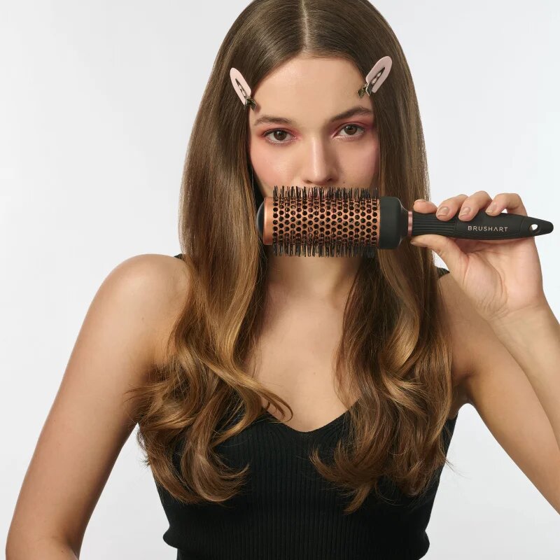 BrushArt Hair Ceramic round hairbrush perie ceramică pentru păr Ø 43 mm 1 buc