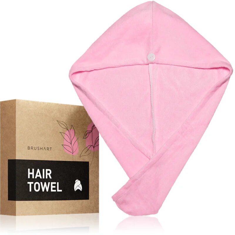 Home Salon Hair towel prosop pentru păr Pink