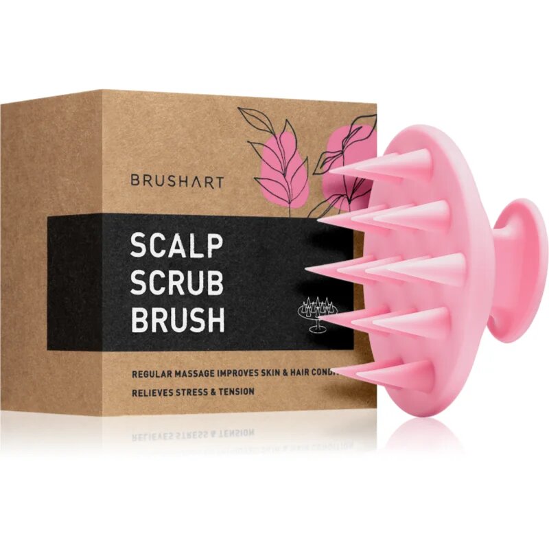 BrushArt Home Salon Scalp scrub brush accesoriu de masaj pentru păr 1 buc