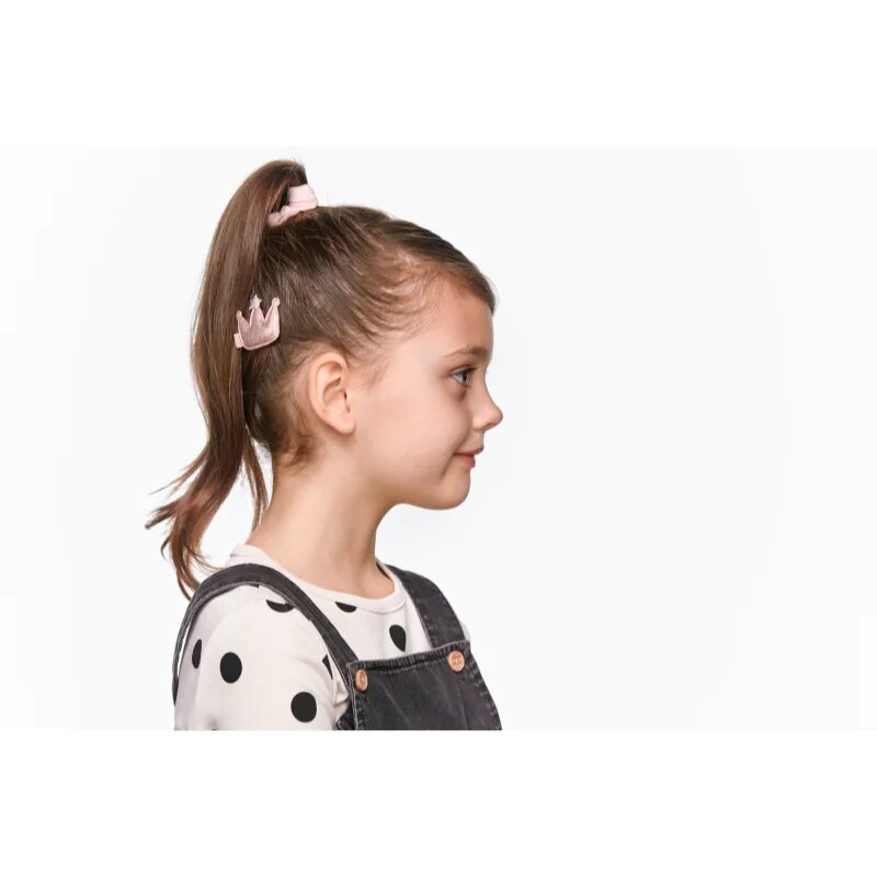 BrushArt KIDS Little princess hair clip set agrafe de par Pink 5 buc