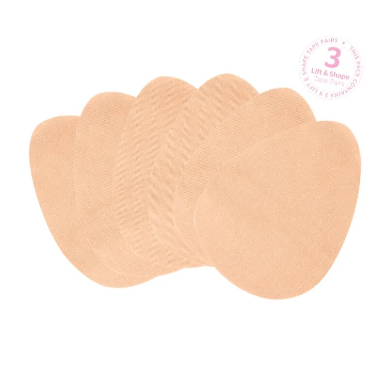 Brushworks Assorted Complexion bandă adezivă pentru sâni 3 buc