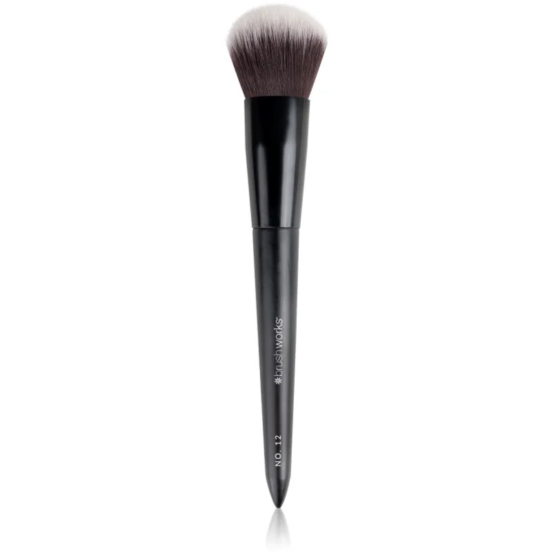 Brushworks Back Comb Brush pensula pentru aplicare fard obraz tip NO. 12 1 buc