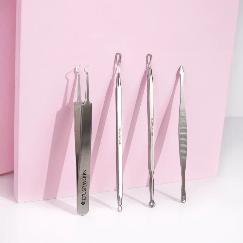 Brushworks Blackhead & Blemish Remover Set set pentru curatare profunda
