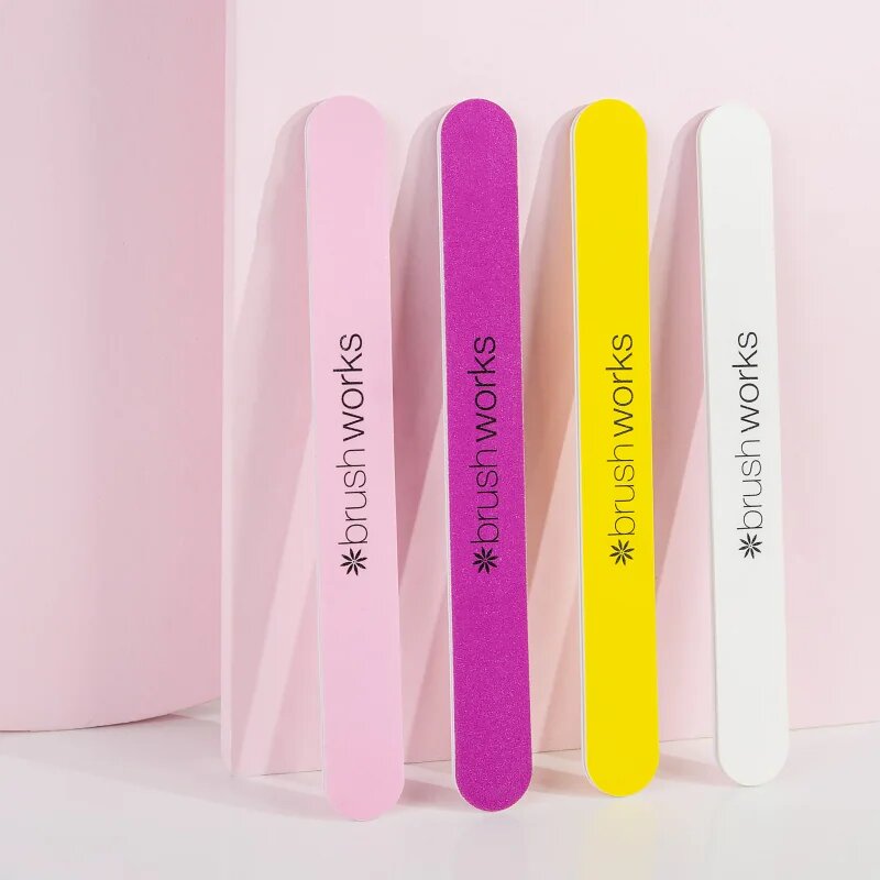 Brushworks Nail Files Coloured set de pile pentru unghii