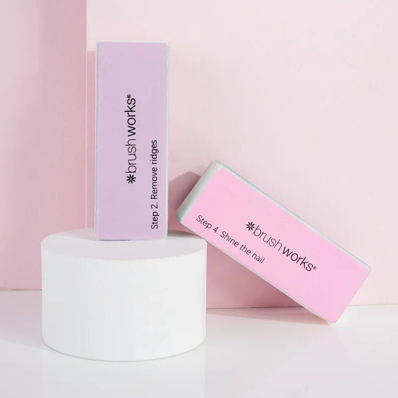 Brushworks Pastel Buffing Blocks bloc de lustruire pentru unghii