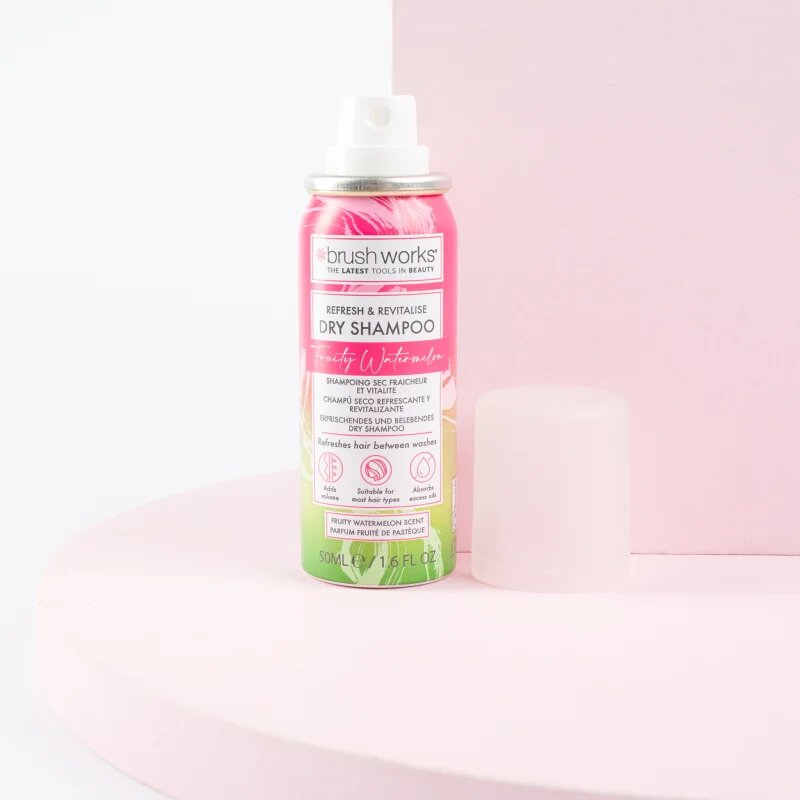 Brushworks Refresh & Revitalise Watermelon Dry Shampoo șampon uscat 50 ml