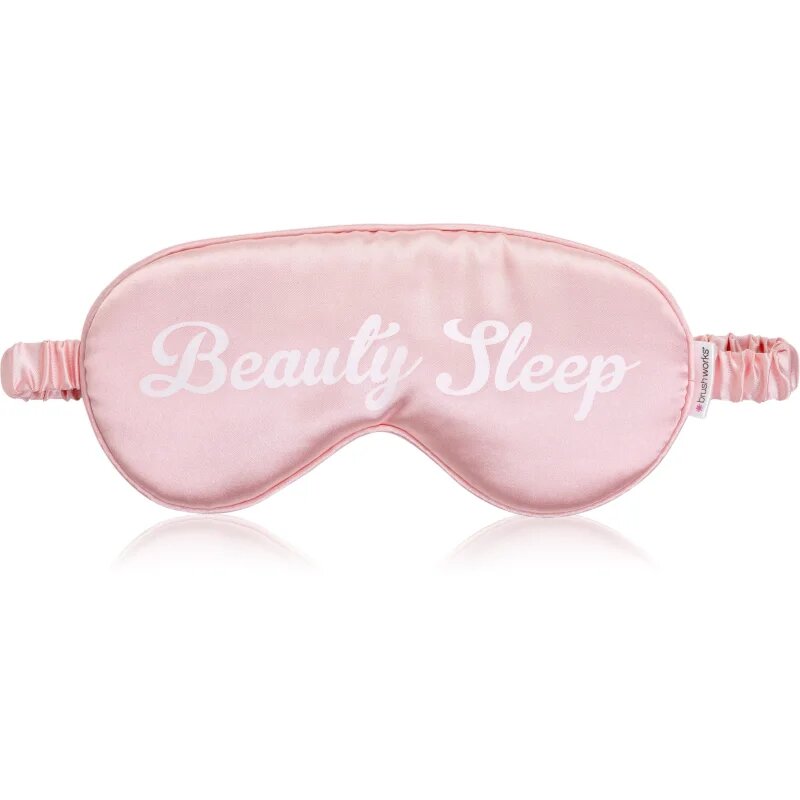Brushworks Satin Sleep Mask mască pentru dormit 1 buc