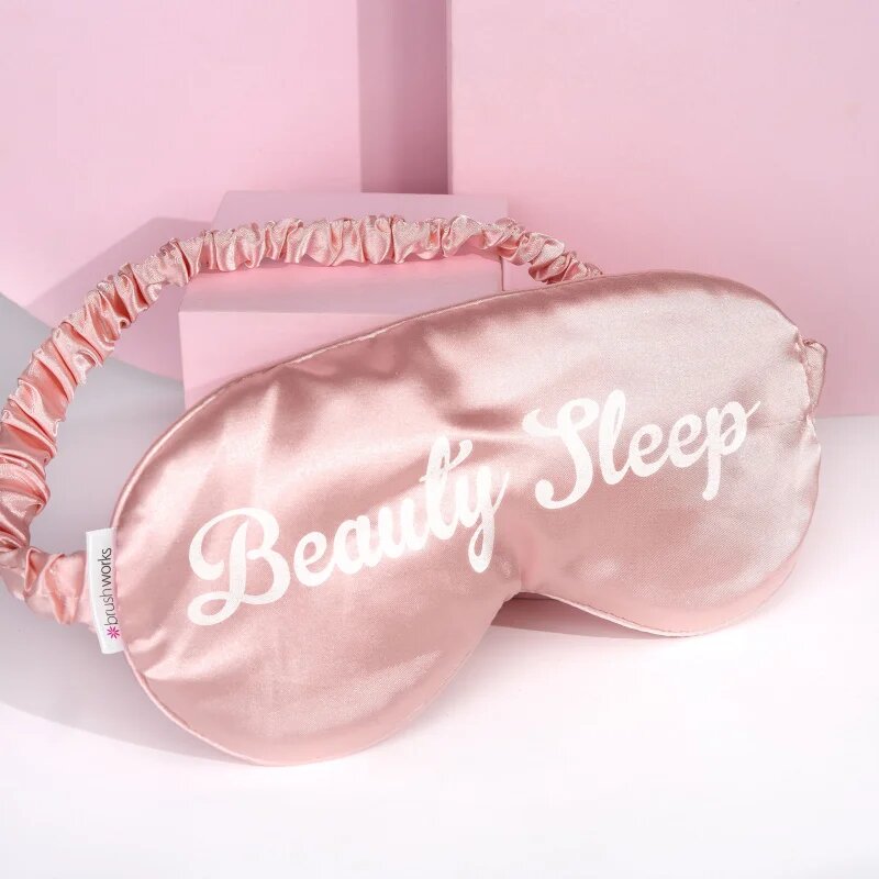 Brushworks Satin Sleep Mask mască pentru dormit 1 buc