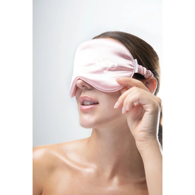 Brushworks Satin Sleep Mask mască pentru dormit 1 buc