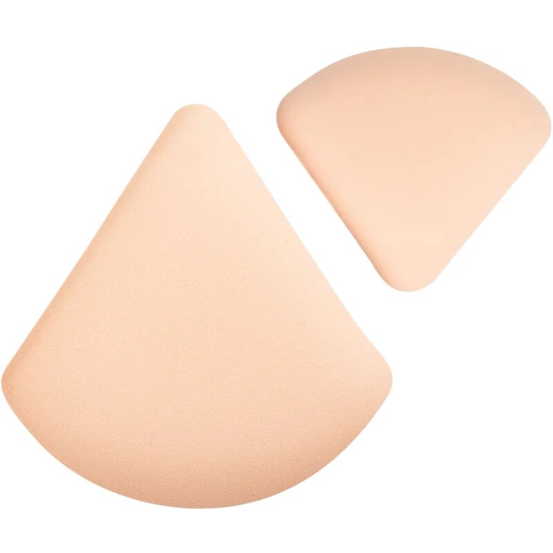 Brushworks Triangular Powder Puff Duo aplicator spumă asupra machiajului