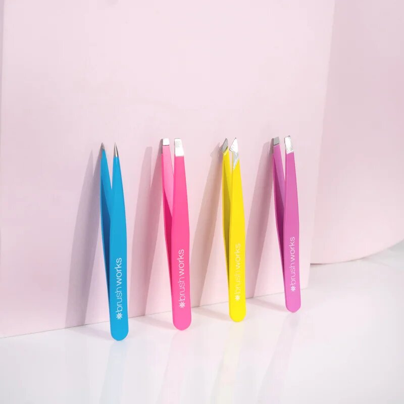 Brushworks Tweezer Set Neon set pensete